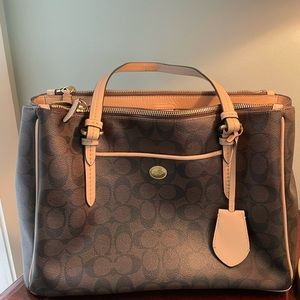 Vintage Coach Signature Tote